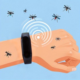 Resim 1 Adet Şık Sivrisinek Kovucu Bileklik, Ayarlanabilir Silikon Bandı, Kimyasalsız Fiziksel Koruma, Uzun Süre Kullanım İçin Yumuşak & Rahat, Unisex Tasarım Açık Hava Aktiviteleri için Fiziksel Sivrisinek Kovucu 