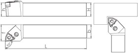 Resim P Sistem - ISO PWLNR/L 95° Dış Çap Torna Kalemi 