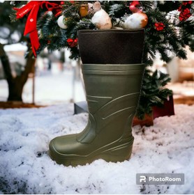 Resim SEÇ MARKA Eva Termal Avcı Çizme Haki -30 Derece Soğuğa Dayanıklı 