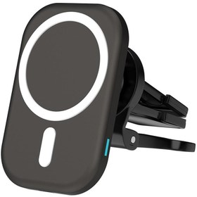 Resim 15w iPhone 12 13 Pro Max Mini Magsafe Kablosuz Araç Şarj Aleti 