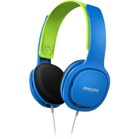 Resim Philips SHK2000 Kablolu Kulak Üstü Çocuk Kulaklığı Mavi 