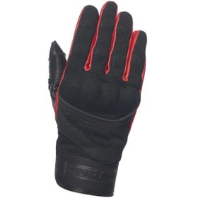 Resim Andes Storm Summer Gloves Yazlık Motosiklet Eldiveni Kırmızı/siyah 