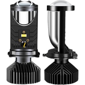Resim Y9 H4 LED Projektör Far Projektörü Otomobil Hi Lo Işın Ampulü (Yurt Dışından) 