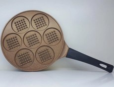 Resim Emsan Smile 26 cm Waffle Tava Kahve 