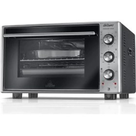 Resim Arzum Mini Midi Fırın 50 Lt Çift Cam Turbo Pişirme Paslanmaz Çelik Çok Fonksiyonlu Yerli 