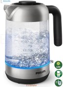 Resim Philips Evrekala Shop Kettle Cam Su Isıtıcı New Led 