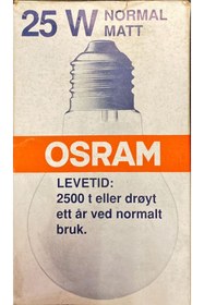 Resim BOYTAŞ Normal Ampul Soft Osram25 Watt Sarı Işık 5'li 