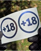 Resim Bay Etiket LMT30 Mavi Galaksi Efektli Artı 18 Etiketi İkili Set - Renk Değiştiren Limited Edition Seri 