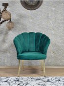 Resim ZAFİR Tekli Gold Kaplama Tel Ayak Papatya Çay Seti Koltuk Takımı , Balkon, Salon, Ofis, Cafe Koltuk Takımı 