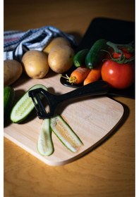 Resim Solingen Simli Siyah Sapan Soyacak Paslanmaz Alman Çeliği, Ergonomik Sap, Yüksek Keskinlik-206 Siyah 