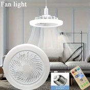 Resim AMILL Beyaz LED Tavan Vantilatörü Işığı Uzaktan Kumandalı - 3 Hız Ayarlanabilir, 3000K-6500K Ayarlanabilir Renk Sıcaklığı, 30.000 Saat Ömür, Yatak Odası, Oturma Odası, Garaj, Ofis için Modern Tasarım (Sabit Bağlantılı, Tabansız), Yatak Odası için Fan, İç Aydınlatma, Sorunsuz Entegrasyon, Dayanıklı Kasa, Garaj Aydınlatması, Minimalist Aydınlatma, Yüksek Kaliteli Aydınlatma, İç Mimarlar 