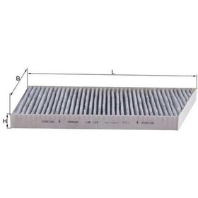 Resim Esse Oto - W203-209 Polen Filtresi Karbonlu 00-08. Mhl Lak 129 A2038300918 