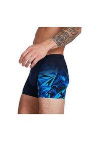 Resim Speedo Allover V Aquashort Erkek Yüzücü Mayosu Siyah 