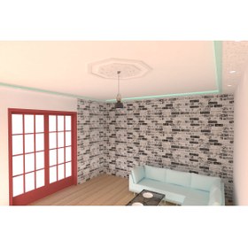 Resim MOTİFPİYER Motifpiyer Tavan Lamba Göbeği 05-sekizgen-dis Cital 