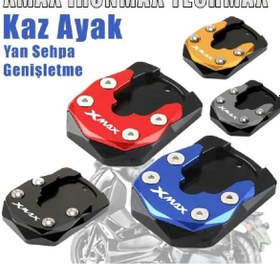 Resim YSGMOTOPARTS Xmax Ironmax Techmax 250/300 2018-2025 Yan Sehpa Genişletme Kaz Ayak Sarı Renk 