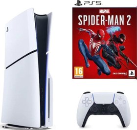 Resim Sony Playstation 5 1 TB Slim Cd Edition+Ps5 Spider-man 2 Oyunu 