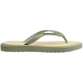 Resim Havaianas Krem - Yeşil Kadın Plaj Terliği Top Poınt Fusıon-14559 
