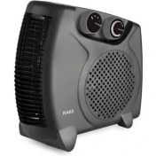 Resim Raks 2000W Elektrikli Fanlı Isıtıcı 2 Kademe Termostadlı Siyah Rax Pf 20 