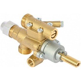 Resim LİVA 22ES 19.72 VENTİLLİ PİLOTLU GAZ MUSLUK 0606307 