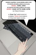 Resim Mcstorey Macbook Klavye Koruyucu Air Pro M1-m2-m3 (TÜRKÇE Q) A2681 A2941 A2442 A2485 A3113 Ile Uyumlu Ombre 