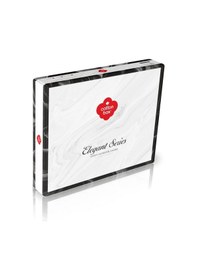 Resim Cotton Box Elegant Stripe Saten Çift Kişilik Nevresim Takımı Mavi (455046148) Mavi 