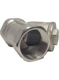 Resim Kalde 11/4" Sarı / Krom Pislik Tutucu Su Filtresi DN32 - Threaded Strainer 