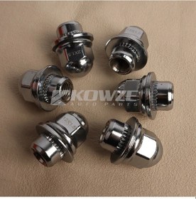 Resim Lasonstiges 4/5/6 Adet Tekerlek Somunu Standardı Mitsubishi Pajero Montero L200 Triton Outlander Lancer Grandis Eclipse Mr455707 3880a008 