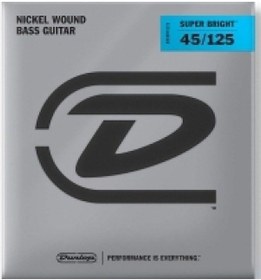 Resim Jim Dunlop Dbsbn45125 Super Bright Nickel Wound 5 Telli Bas Gitar 