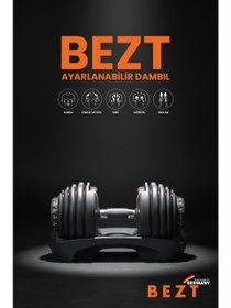 Resim Bezt Pro Sports Ayarlanabilir Dambıl Seti Kırmızı 
