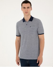 Resim Pierre Cardin Erkek Lacivert Tişört 50297405-vr033 Lacivert 
