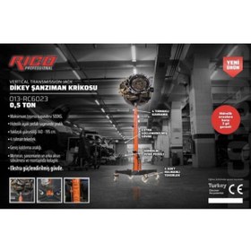 Resim Rico Profesyonel Dikey Şanzıman Krikosu 500 Kg 