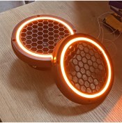 Resim Pozart 16CM Neon Işıklı Midrange ve Hoparlör Kapağı 1takım (2ADET) 