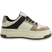 Resim Guja 24k358-3 Kalın Taban Kadın Sneakers Spor Ayakkabı Kahverengi 