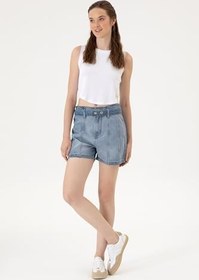 Resim U.S. Polo Assn. Kadın Açık Mavi Şort (Jean) 50304336-DN0021 