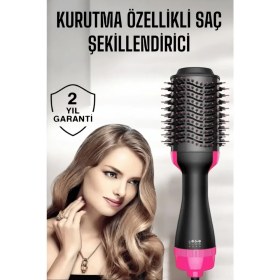 Resim Wizard 1200 Watt Gücünde, Negatif Iyon Teknolojili, 3 Isı Kademeli Fön Tarağı 