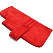 Resim Springsun Köpekler İçin Süper Emici Kırmızı Havlu Bornoz - L Boy 65-76cm Göğüs 