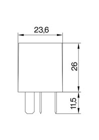 Resim Sanel Silecek Rölesi 24 Volt SSG995 