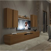 Resim Decoraktiv Trendstyle 8ds Slm Tv Ünitesi Tv Sehpası - Naturel Ceviz 