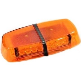Resim Ledli Mini Oval İkaz Lambası Sarı 24 Led 24V Laık99 