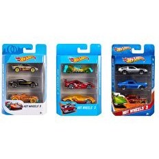 Resim Hot Wheels Üçlü Araba Seti K5904 