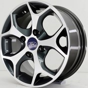 Resim R1 Wheels 14 inç 4*108 ET35 Füme Jant Takımı (J-1520) 