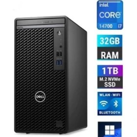 Resim Dell 7010MT I7-14700 32 GB Ram 1 Tb SSD Nvidia Ouadro A2000 12GB Gddr6 Windows 11 Pro Masaüstü Bilgisayar 