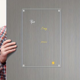 Resim Buzdolabı için Manyetik Akrilik Kuru Silinebilir Tahta - 30.48cm x 20.32cm, 4 Renkli Marker Dahil - Noel, Cadılar Bayramı, Paskalya, Hanuka ve Şükran Günü için Mükemmel 