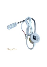 Resim Spiral Dikiş Makinası Lambası Mıknatıslı 10 Ledli 