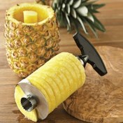 Resim Ananas Dilimleyici Soyucu Kesici Parer Bıçağı Paslanmaz Çelik Mutfak Meyve Araçları Otel/Restoranlar/Süpermarketler/Yiyecek Kamyonları için Pişirme Araçları 