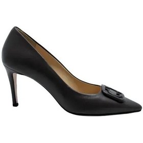 Resim Poletto Hakiki Deri Kahve Ayakkabı Stiletto 9839 53 V1-1124 Kahverengi 