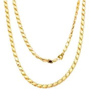 Resim 22 Ayar Altın Pullu Zincir 2 Metre 