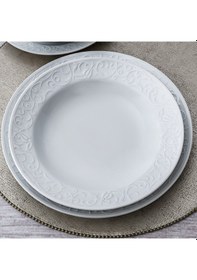 Resim Güral Porselen Bahar Dalı 18 Parça 6 Kişilik Yemek Takımı 