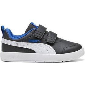 Resim Puma Courtflex V3 V Ps Çocuk Günlük Ayakkabı 39764213 Siyah Siyah 