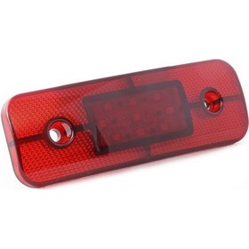 Resim Ahmet Otomotiv Dekoratif Lamba Kırmızı Renk 9 Ledli 11.5Cm 12V-24 
